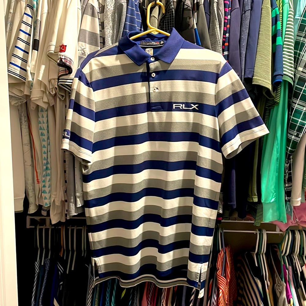 RLX golf polo with tour embroidery